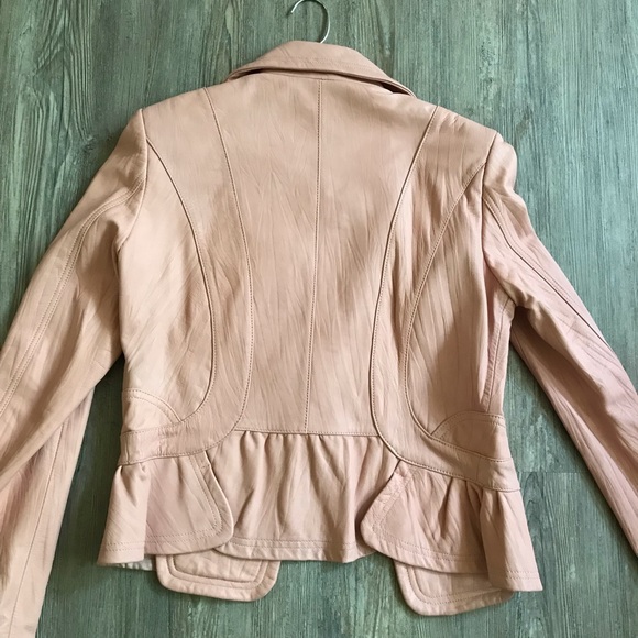 Cache leather designer blazer - Picture 3 of 3